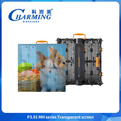 5000nits P3.91 Exterior Led Transparente Video Pared de vidrio LED Display