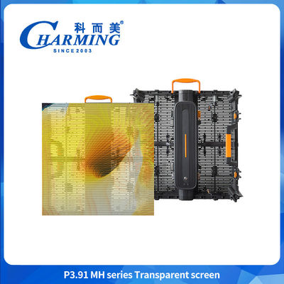 IP65 exterior P3.91-P7.8 Vidrio transparente 3D con pantalla de LED Video pantalla de pared