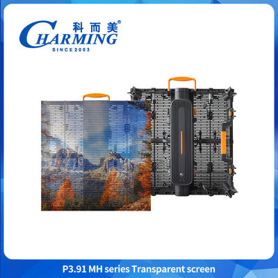 Pantalla de pantalla LED SMD fija al aire libre Vidrio transparente LED de pared de video 4K