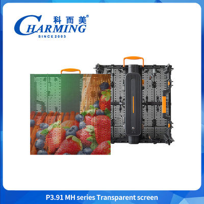 Pantalla de pantalla LED SMD fija al aire libre Vidrio transparente LED de pared de video 4K