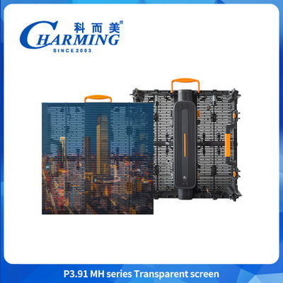 IP65 P3.91 impermeable para publicidad Panel de pantalla de pared de vídeo LED Pantalla de luz fuerte LED pantalla transparente