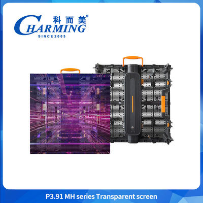 Display de película transparente flexible con LED de pantalla de malla P3.91MH Serie 5000 CD/M2