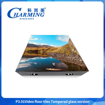 Ip65 Protección avanzada contra el agua y manchas 4k Rgb de color completo Video luminoso Piso de baile P3.91 Led Piso de baile pantalla club nocturno