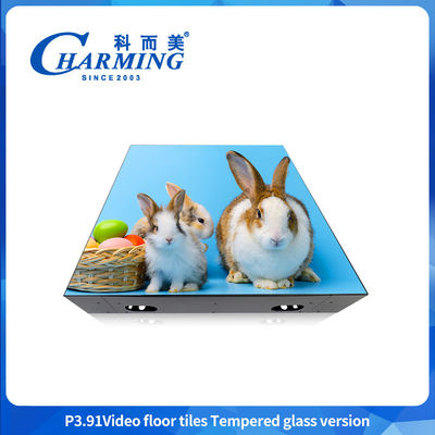 2025 Venta al por mayor P3.91 Led 3d Floor de baile Transparente de vidrio Floor de baile LED Display