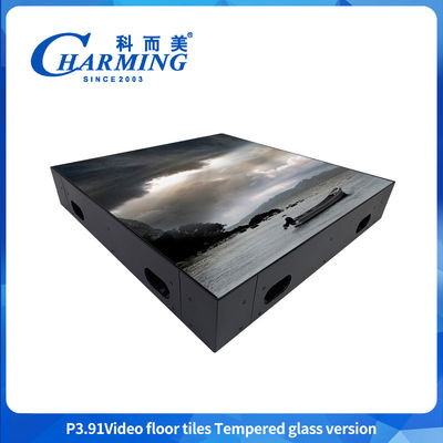 P3.91 Panel de suelo con led, piso de escenario con led, piso de discoteca con lata de vidrio duro, impermeable