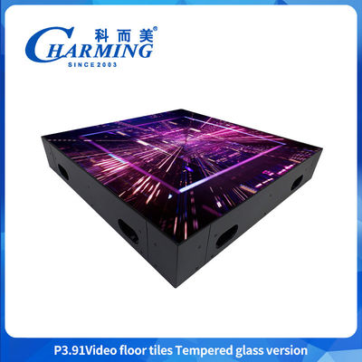 Pantalla de azulejos de piso de DJ de 500*500mm para pantalla LED 3D interior y exterior para bar de bodas