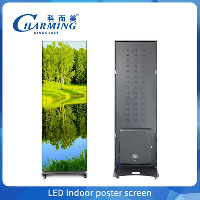 Poster de alta resolución para interiores de publicidad con pantalla de led gran stand cartel digital
