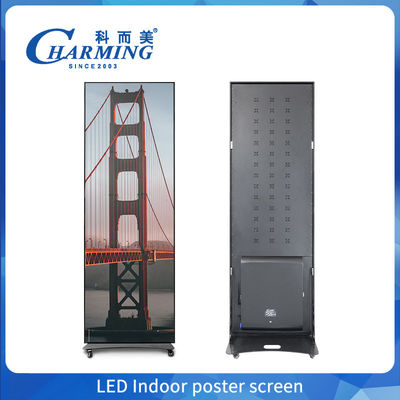 Pantalla interior de carteles LED de pantalla de pared de video con control de teléfono móvil y alta tasa de actualización para una configuración fácil y portátil