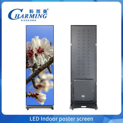 Pantalla interior de carteles LED de pantalla de pared de video con control de teléfono móvil y alta tasa de actualización para una configuración fácil y portátil