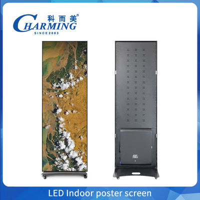 Pantalla de visualización de carteles LED de 4K móvil P1.86, P2 Display de pared de vídeo LED de publicidad