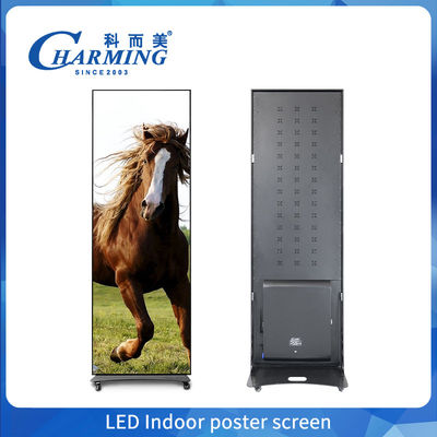 Nuevo diseño P1.8 P2 P2.5 Poster de vídeo LED Exposición interior Poster de espejo LED Pantalla de publicidad