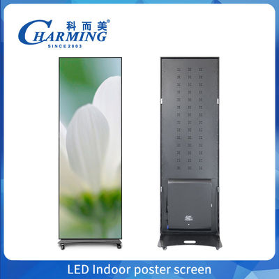 Nuevo diseño P1.8 P2 P2.5 Poster de vídeo LED Exposición interior Poster de espejo LED Pantalla de publicidad