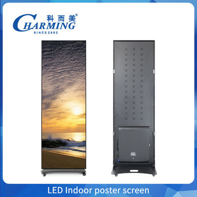 P1.86-P2.5 móvil para publicidad digital en interiores con cartel LED