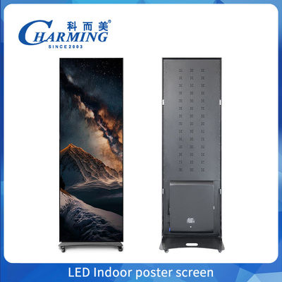 Tabla de menú de luz de bienvenida LED de interior 640mm*1920mm Rectángulo caja de iluminación con marco de aluminio Acrílico y materiales de vidrio