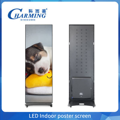 Comercial Portable Centro comercial Pantalla LED P2.5 Cartel de señalización digital delantera Pantalla LED de servicio