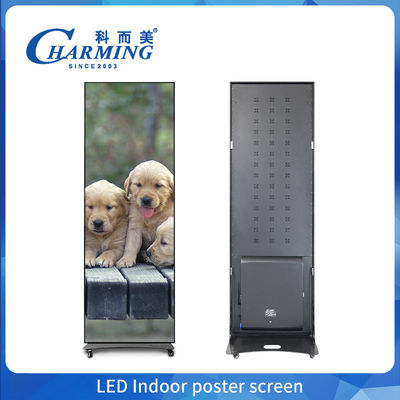 Tabla de menú de luz de bienvenida LED de interior 640mm*1920mm Rectángulo caja de iluminación con marco de aluminio Acrílico y materiales de vidrio
