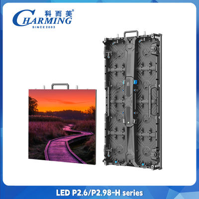 Encantado P2.6 P2.9 Alta luminosidad de la pantalla de escenario exterior LED alquiler LED Pantalla LED