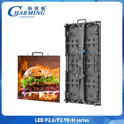 Display LED de alquiler en interiores y exteriores de color completo LED de pared P2.6 Led Video de pared 500x500mm Pantalla de aluminio fundido a presión