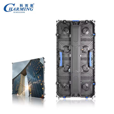 Display exterior de fundición a presión de aluminio P2.98 de la serie K para uso físico o en alquiler con diseño de bloqueo de arco