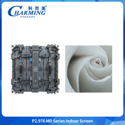 Pantalla LED flexible Pantalla curva interior P2.98 Servicio frontal 7680HZ Pared de vídeo LED