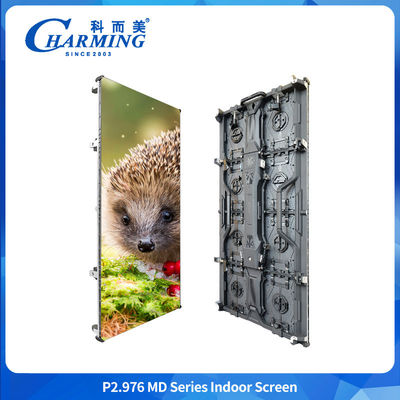 Servicio de fachada encantado P2.98 Indoor Led Wall Display Pantalla flexible para publicidad Alquiler