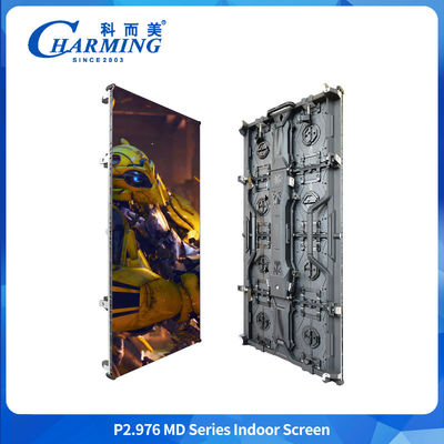 Pantalla LED flexible Pantalla curva interior P2.98 Servicio frontal 7680HZ Pared de vídeo LED