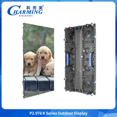 Pantalla de pantalla de vídeo LED exterior P2.98 IP65 a prueba de agua con frecuencia de actualización de 7680Hz para soluciones de pantalla de publicidad