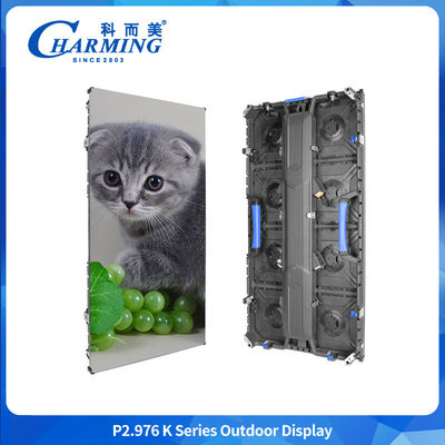 Pantalla de pantalla de vídeo LED exterior P2.98 IP65 a prueba de agua con frecuencia de actualización de 7680Hz para soluciones de pantalla de publicidad