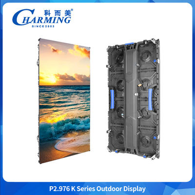 Temperatura de trabajo rígida fuerte -20°C-60°C P2.976 K Panel de señalización LED de color RGB Pantalla de pared LED con alta tasa de actualización