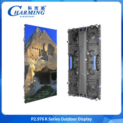 Velocidad de transmisión rápida P2.976 Video al aire libre Fullcolor Led Display IP 65 K Serie Video en Nigeria