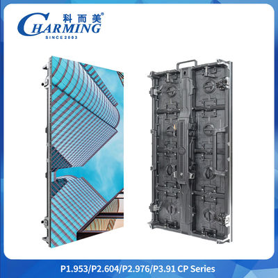 500*500/1000*84MM Caja de aleación de aluminio curva flexible SMD1921 140° Gran ángulo de visión Pantalla de video de alquiler interior y exterior