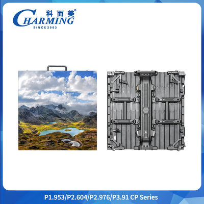 Serie CP P3.91 Regula curvada Pantalla flexible 8K HD LED 1/16 Escaneos Publicidad exterior LED Video Ajuste de la forma especial de la pared