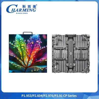 500*500/1000*84MM Caja de aleación de aluminio curva flexible SMD1921 140° Gran ángulo de visión Pantalla de video de alquiler interior y exterior