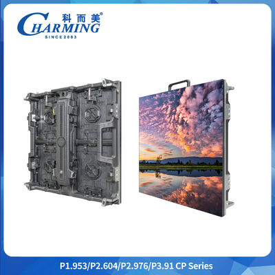 2.6-3.91MM Arco rectangular 16 escáneres RGB Modular 3d Video Pared de alquiler LED Panel de visualización exterior para señales LED pantalla publicitaria personalizada