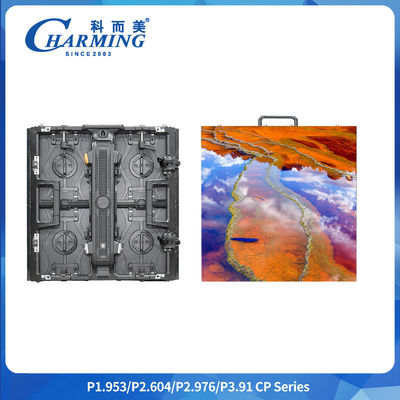 Bloqueo de arco ajustable pantalla de pared de video LED curva flexible P1.9 P2.6 P2.98 P3.91 16Bit para interiores y exteriores