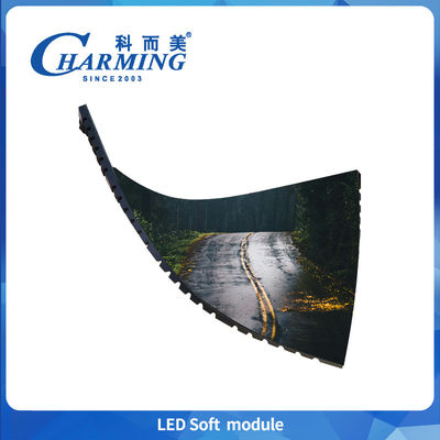 Alto rendimiento P2.5 módulos LED suaves para interiores 800cd/m2 módulo LED a todo color IP40 módulo de pantalla LED flexible para centros comerciales