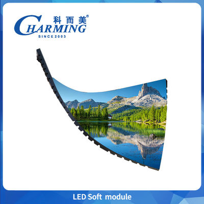 Modulo LED de 220V para interiores 4K / 8K de empalme sin costura LED Modulo flexible 800Unidades LED pantalla publicitaria calle