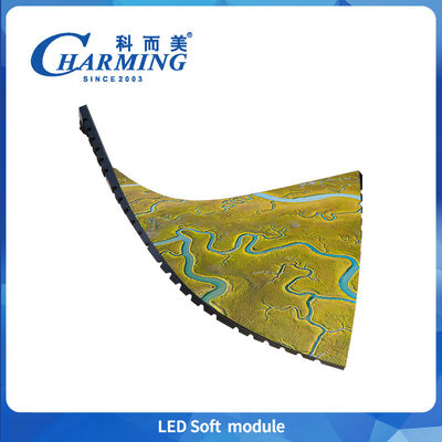 Módulo flexible P2-P3.076 Modulo blando de interior con LED de 16 bits de escala gris alta de color completo para centro comercial