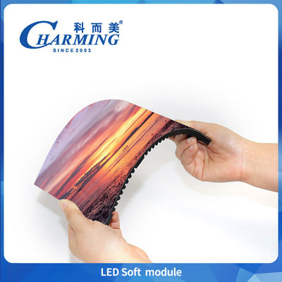 Pantalla de LED flexible Modulo de LED blando Pantalla de publicidad LED curva para interiores P1.86 P2 P2.5 P3