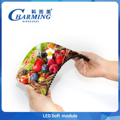 Mantenimiento frontal creativo Flexible HD Módulo LED suave P1.86 P2 P2.5 P3 Publicidad curvada Display redondo Semi círculo pantalla LED