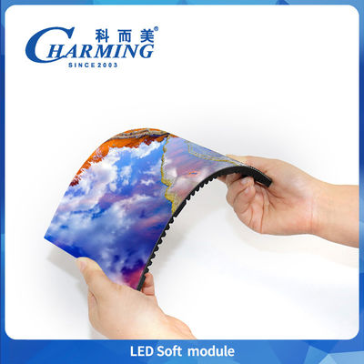 Mantenimiento frontal creativo Flexible HD Módulo LED suave P1.86 P2 P2.5 P3 Publicidad curvada Display redondo Semi círculo pantalla LED