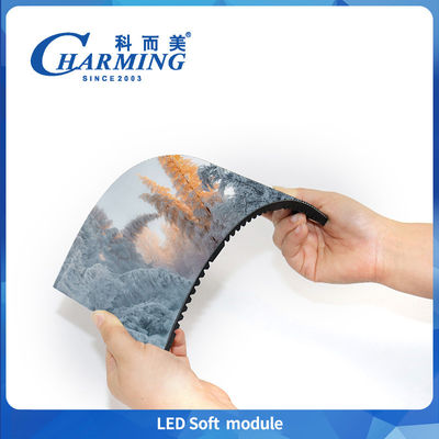 Display LED P4 de color completo para interiores P2.5 Modulo LED suave Display flexible