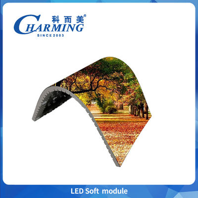 Modulo suave de LED P3 3Mm Indoor Display Board de color completo Curva de pantalla de video de pared flexible para publicidad