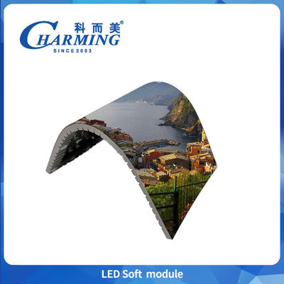 Módulo suave LED para interiores P1.86/P2/P2.5/P3.076 Baja potencia Bajo calor Módulo LED RGB para pantalla de onda