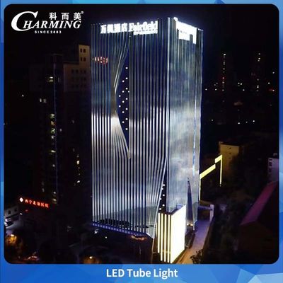U38 RGB LED Tube Light DC24V Visión de 140° para proyectos al aire libre