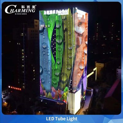 U38 RGB LED Tube Light DC24V Visión de 140° para proyectos al aire libre