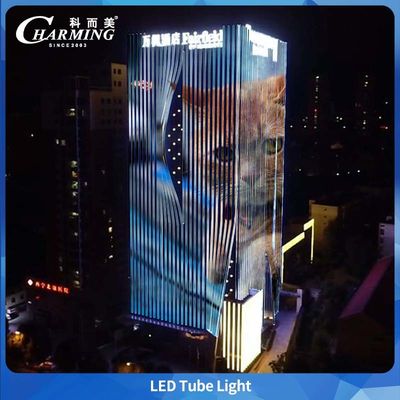 Tubo de luz LED DC24V con cubierta de PC anti-UV, resistente al agua IP65, control SpI