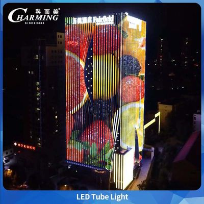 Luz de tubo U38 Impermeable Elevación de edificio DC24V Diseño de cableado invisible de aluminio