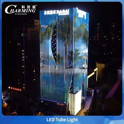 RGB más de 50000 Horas de vida útil fachada luz LED para decoración de contorno exterior de hotel