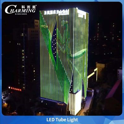 RGB más de 50000 Horas de vida útil fachada luz LED para decoración de contorno exterior de hotel